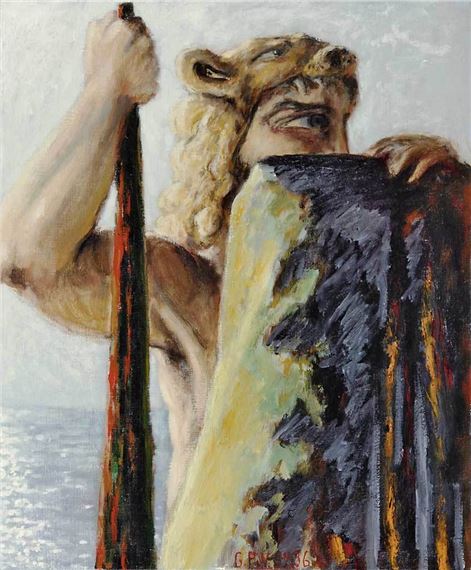 Hercules en el Penòn by Guillermo Pérez Villalta, 1986