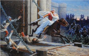 Abduction of Jitka - Adolf Liebscher
