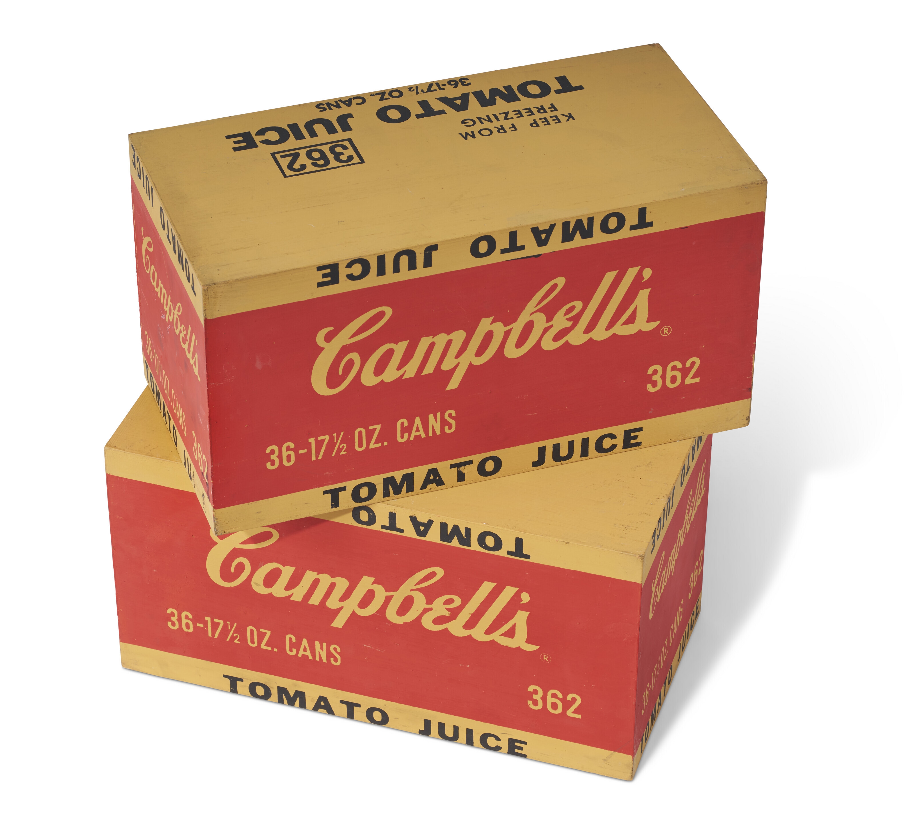 Andy Warhol Campbell's Tomato Juice Box (1964) MutualArt