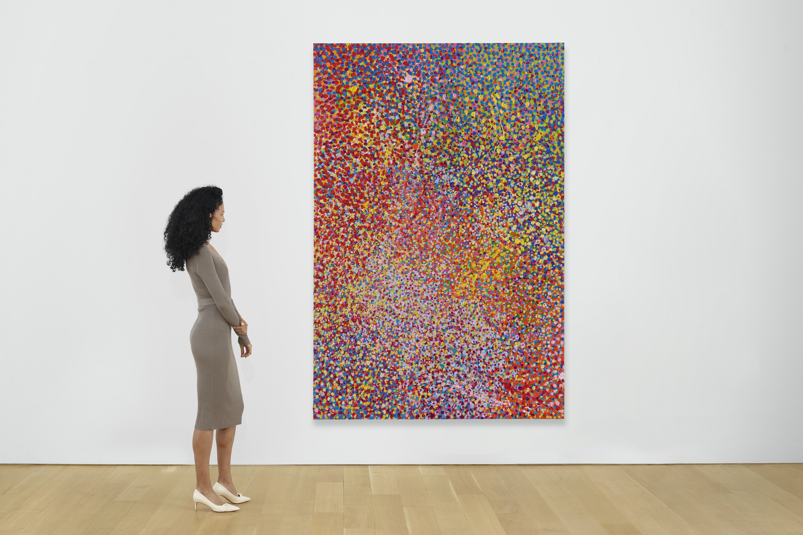 Artwork by Damien Hirst, Veil of Mother's Tenderness, Made of oil on canvas