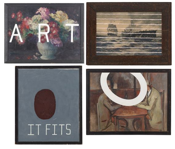 2293.; 1915.; 2128.; 2156. [Four Works] by Andrew Masullo, 1915, 1989, Executed in 1989