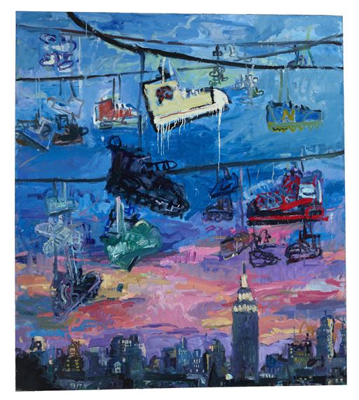 Shoes by Todd Bienvenu, 2015, Painted in 2015