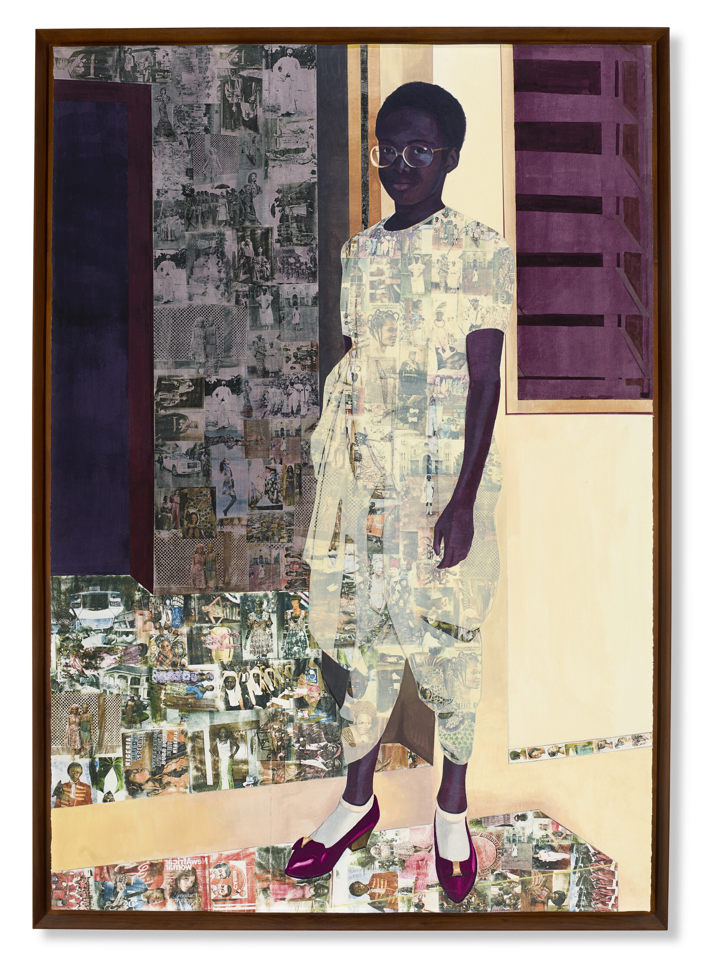 Njideka Akunyili Crosby | The Beautyful Ones (2012) | MutualArt