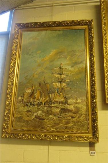 OIL ON BOARD BY RAYMOND FURNESS by Raymond Furness