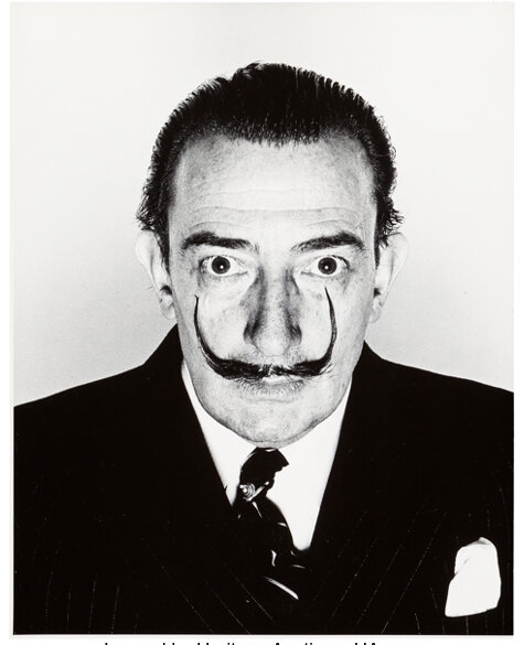 Dalí's Mustache by Philippe Halsman, 1953