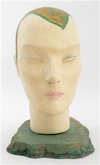 Ted Wiedhaas Art Deco Display Bust Sculpture - Ted Weidhaas
