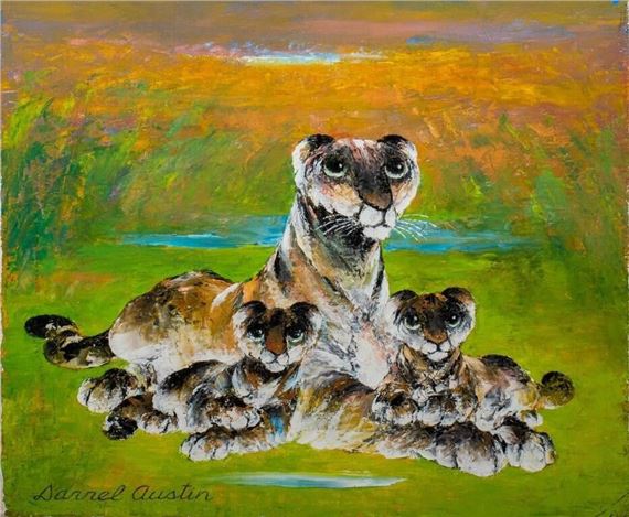 Darrel Austin | Young Family (1972) | MutualArt