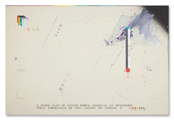 Sculpting by Shusaku Arakawa, 1970