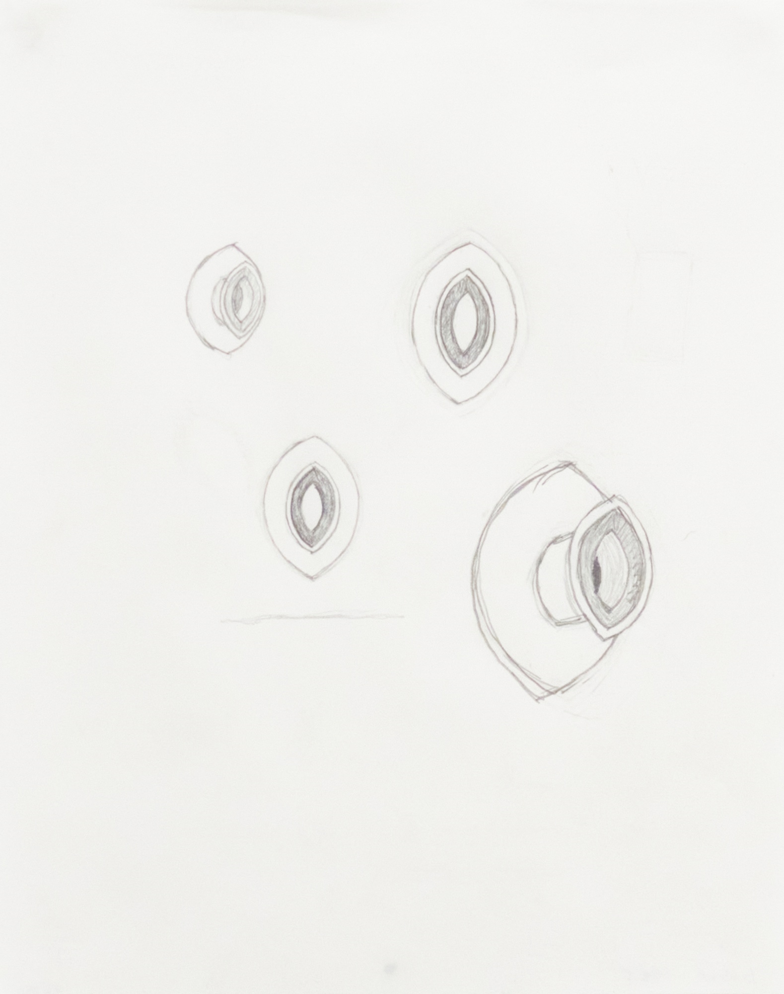 Artwork by Robert Gober, Untitled, Made of graphite on paper