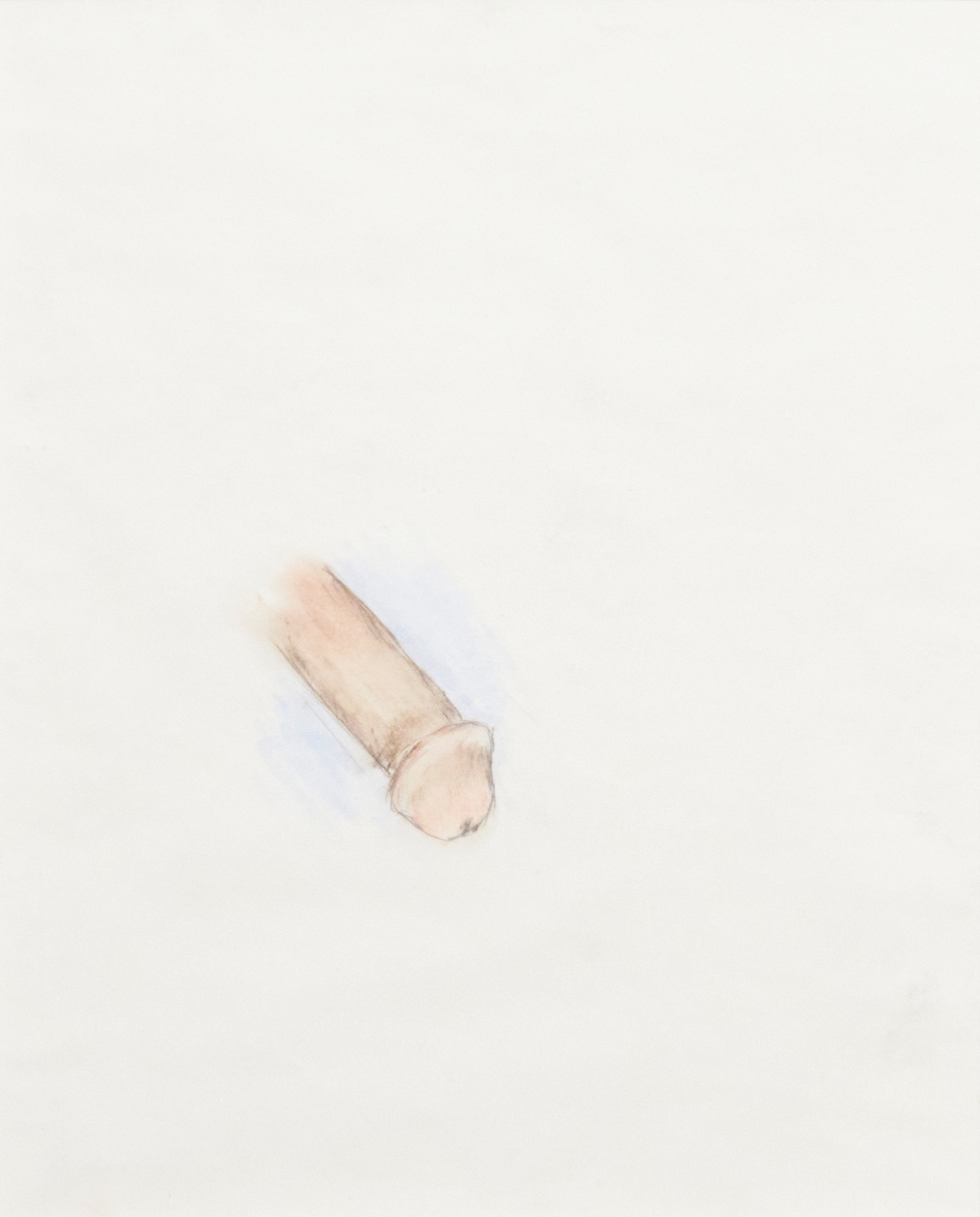 Artwork by Robert Gober, Untitled, Made of pastel and graphite on vellum