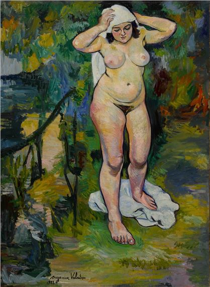 Nu au paysage by Suzanne Valadon, dated 1923