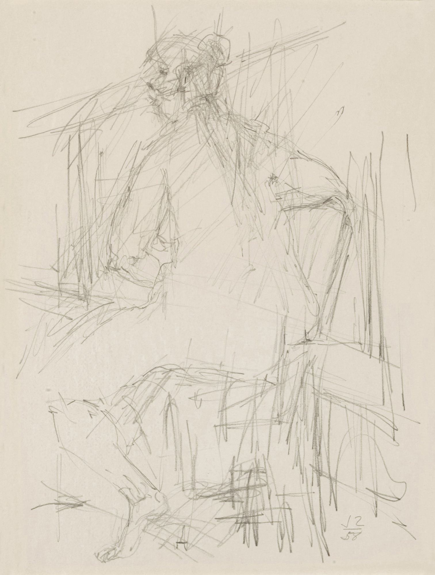 Jack Tworkov Seated Female Figure MutualArt