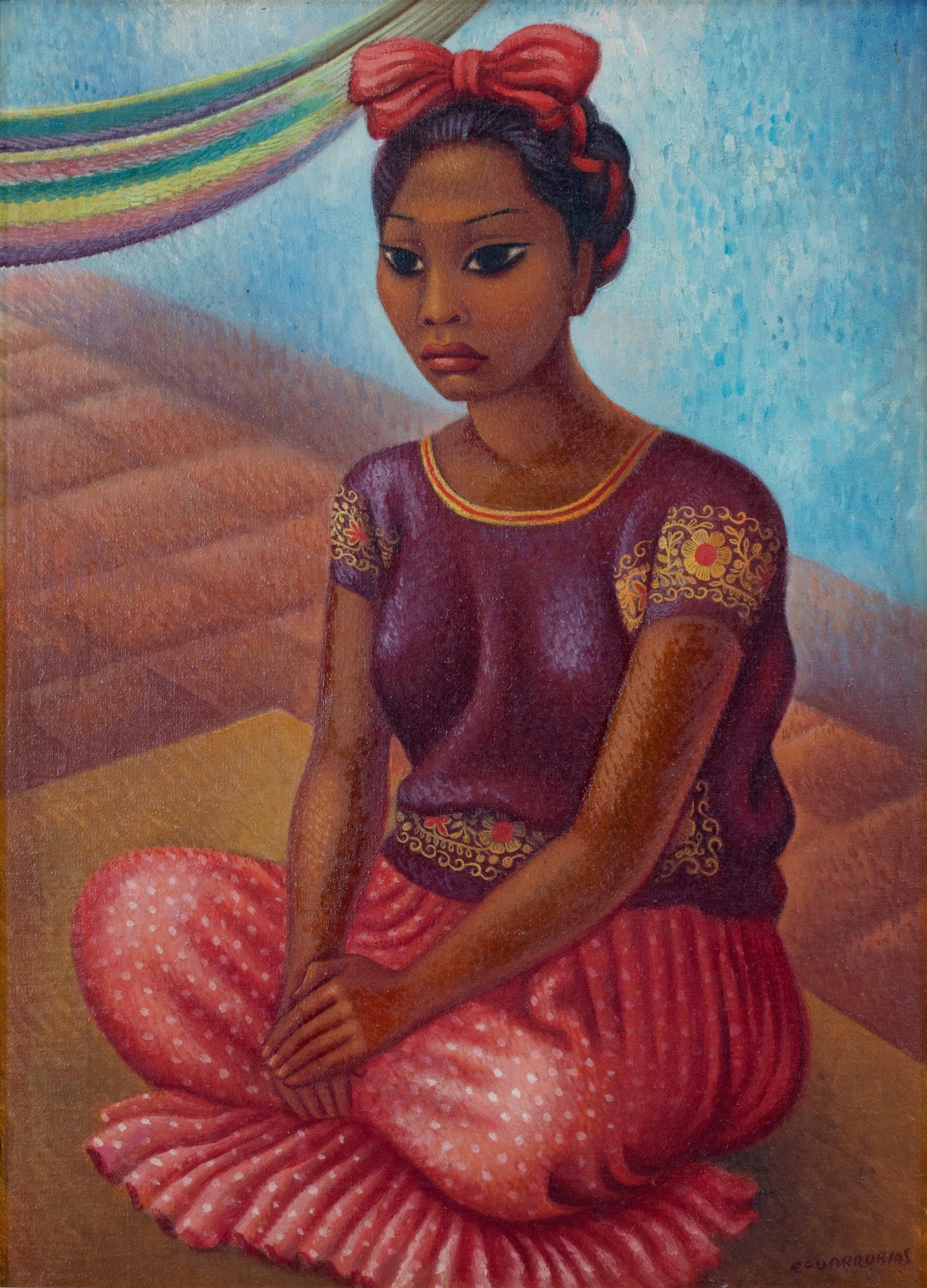 Tehuana by Miguel Covarrubias, Executed circa 1942