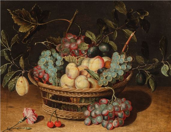 Isaac Soreau | Nature morte aux raisins | MutualArt