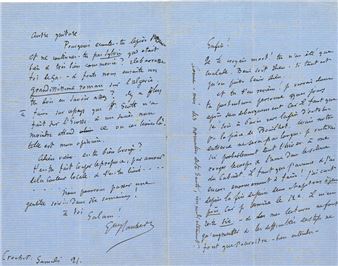 L.A.S. " Gve Flaubert " - Gustave Flaubert