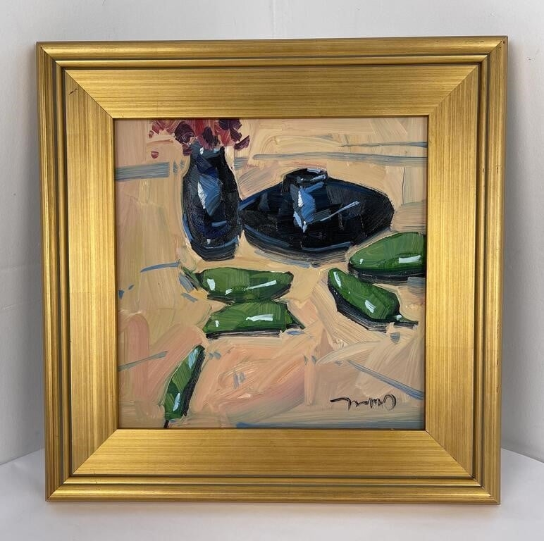 Jose Trujillo | Jose Trujillo Chili Pepper Still Life Oil Painting ...