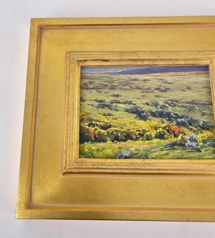 Artwork by Taylor Lynde, Taylor Lynde 'God's Cared For" Painting, Made of Oil on board