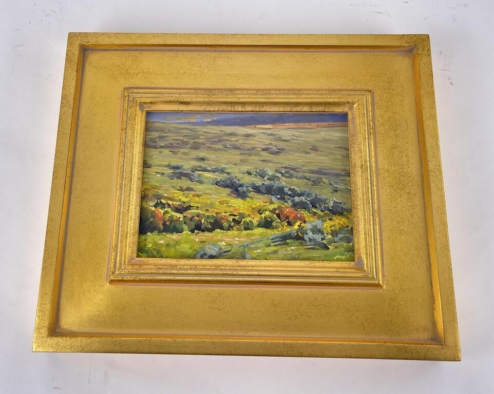 Artwork by Taylor Lynde, Taylor Lynde 'God's Cared For" Painting, Made of Oil on board