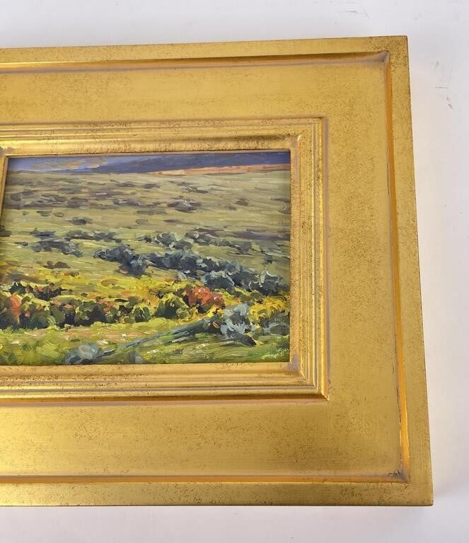 Artwork by Taylor Lynde, Taylor Lynde 'God's Cared For" Painting, Made of Oil on board