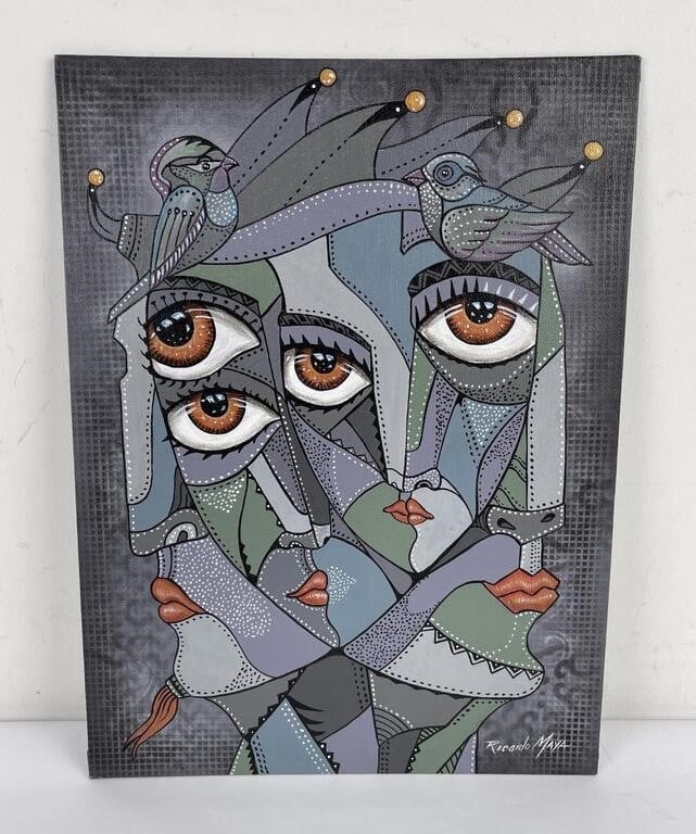 Ricardo Maya | Ricardo Maya Oil on Board Painting | MutualArt