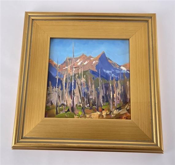 Titled, 'Fire Remnants at Saint Mary".