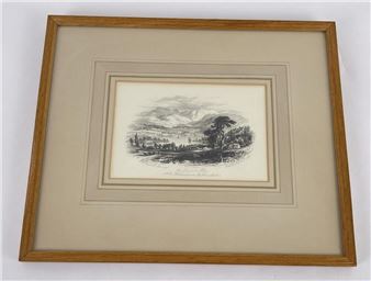Robert Gibb Lake Windemere Pencil Drawing - Robert Gibb I