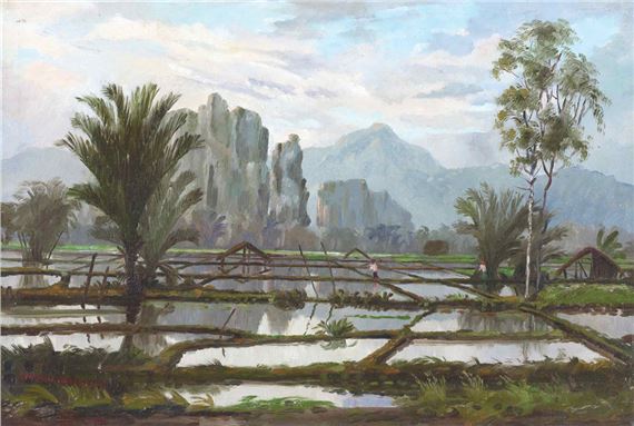 Khalil Ibrahim | Untitled (Late 1950s) | MutualArt