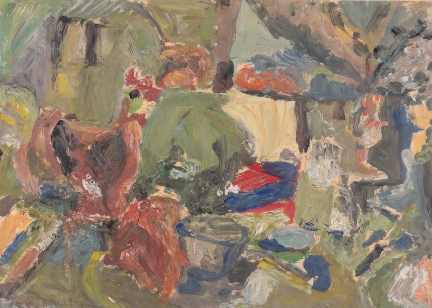 Marcelle Rivier | Coq dans l’atelier | MutualArt