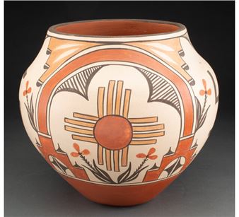 A Zia Polychrome Jar - Sofia Medina