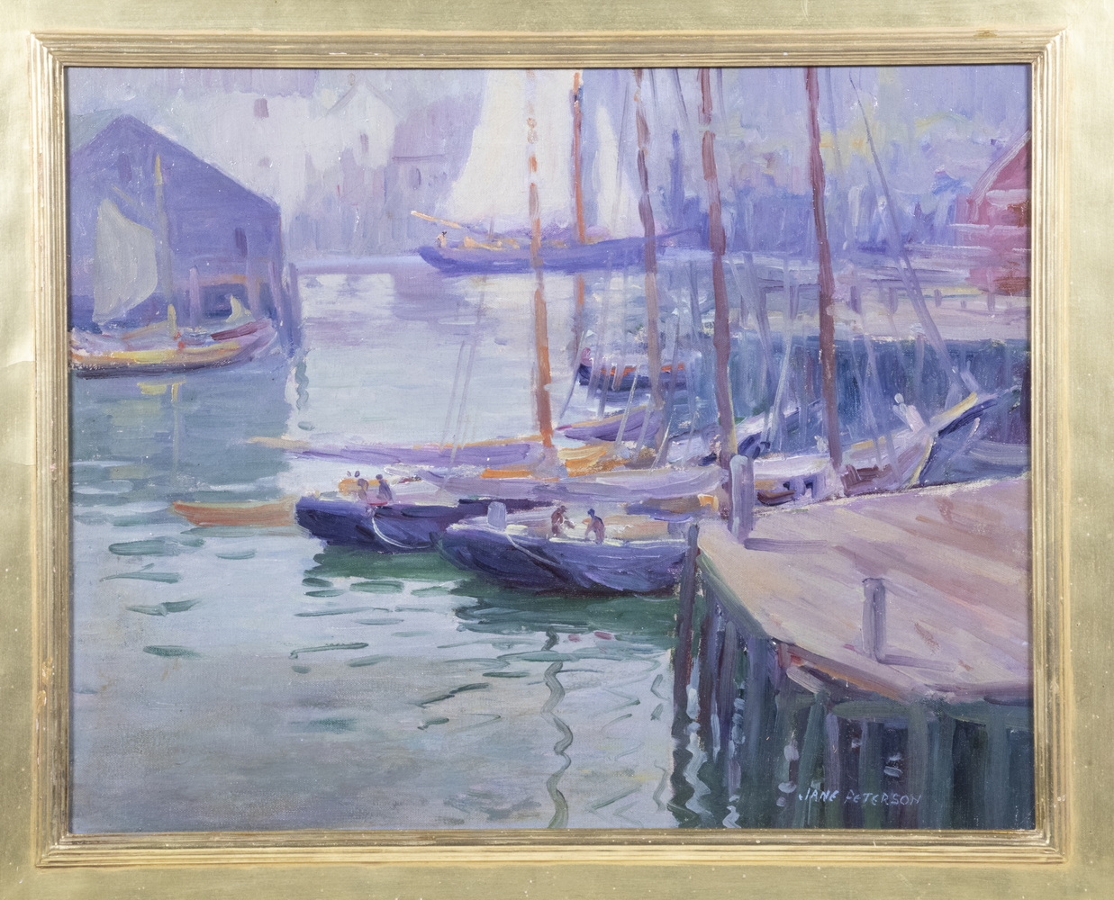 Jane Peterson | Gloucester Harbor Scene | MutualArt
