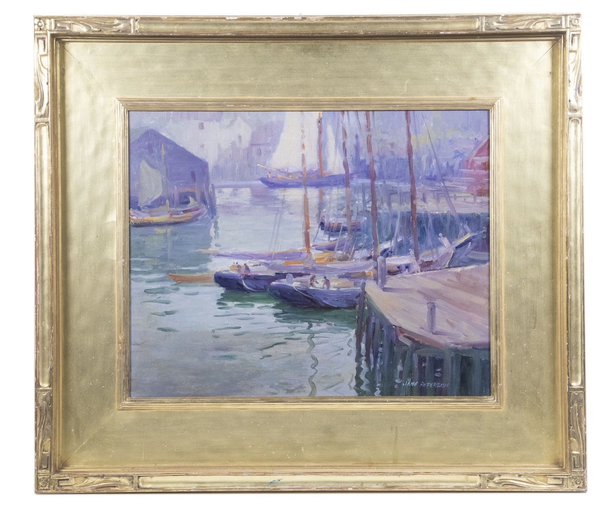 Jane Peterson | Gloucester Harbor Scene | MutualArt