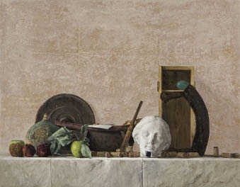 Artwork by Koji Nishifusa, Beyond time, Made of oil on canvas