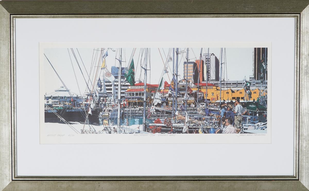 JAMES WARD NEWWMANN | JAMES WARD NEUMANN Auckland Skyline | MutualArt