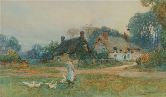 George Whyatt | WARWICKSHIRE COTTAGES | MutualArt