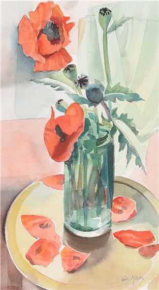 Guy Minter | POPPIES | MutualArt