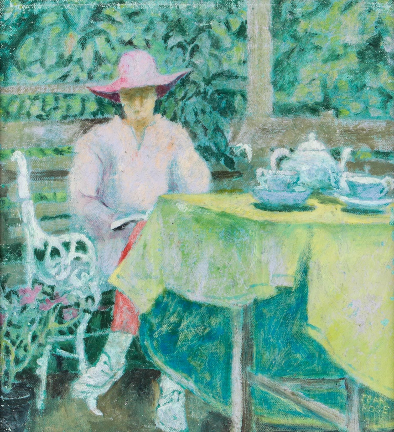 Jean Rose TEA ON THE TERRACE MutualArt