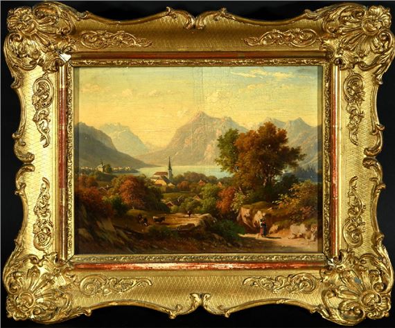 Schliersee by Georg Köbel, 1856