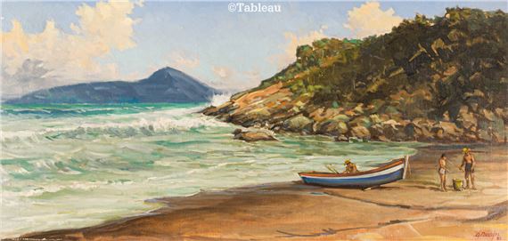 Pescadores by Alcides Navajas, 1983