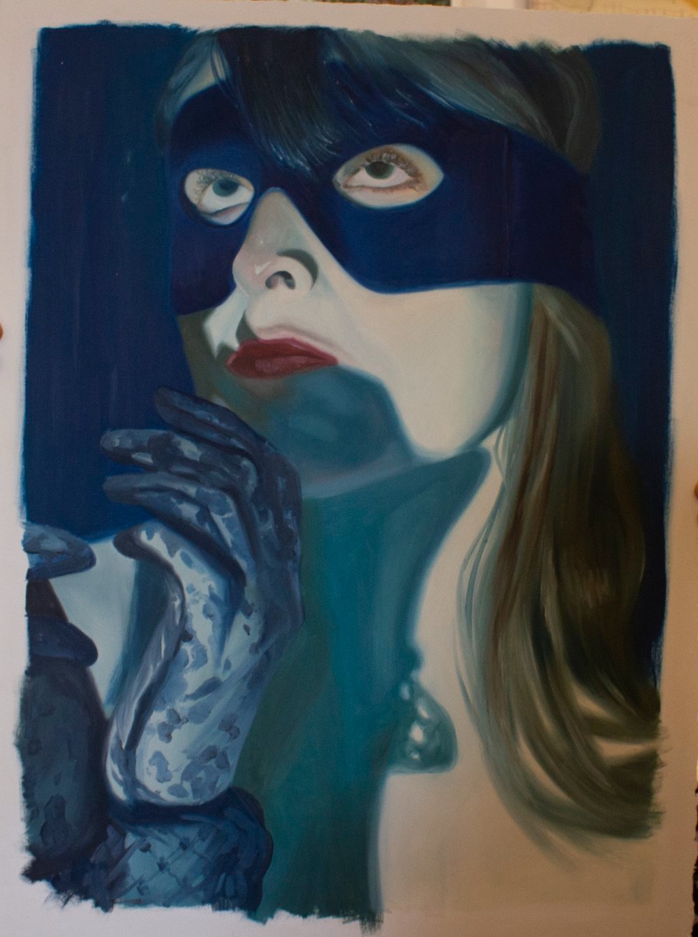 Kelli Vance | STUDY OF A MASKED WOMAN, SELF PORTRAIT WITH CAKE (2010 ...