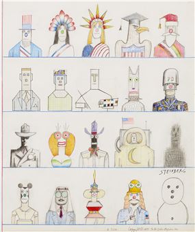 Twenty Americans (Twenty Professions) - Saul Steinberg