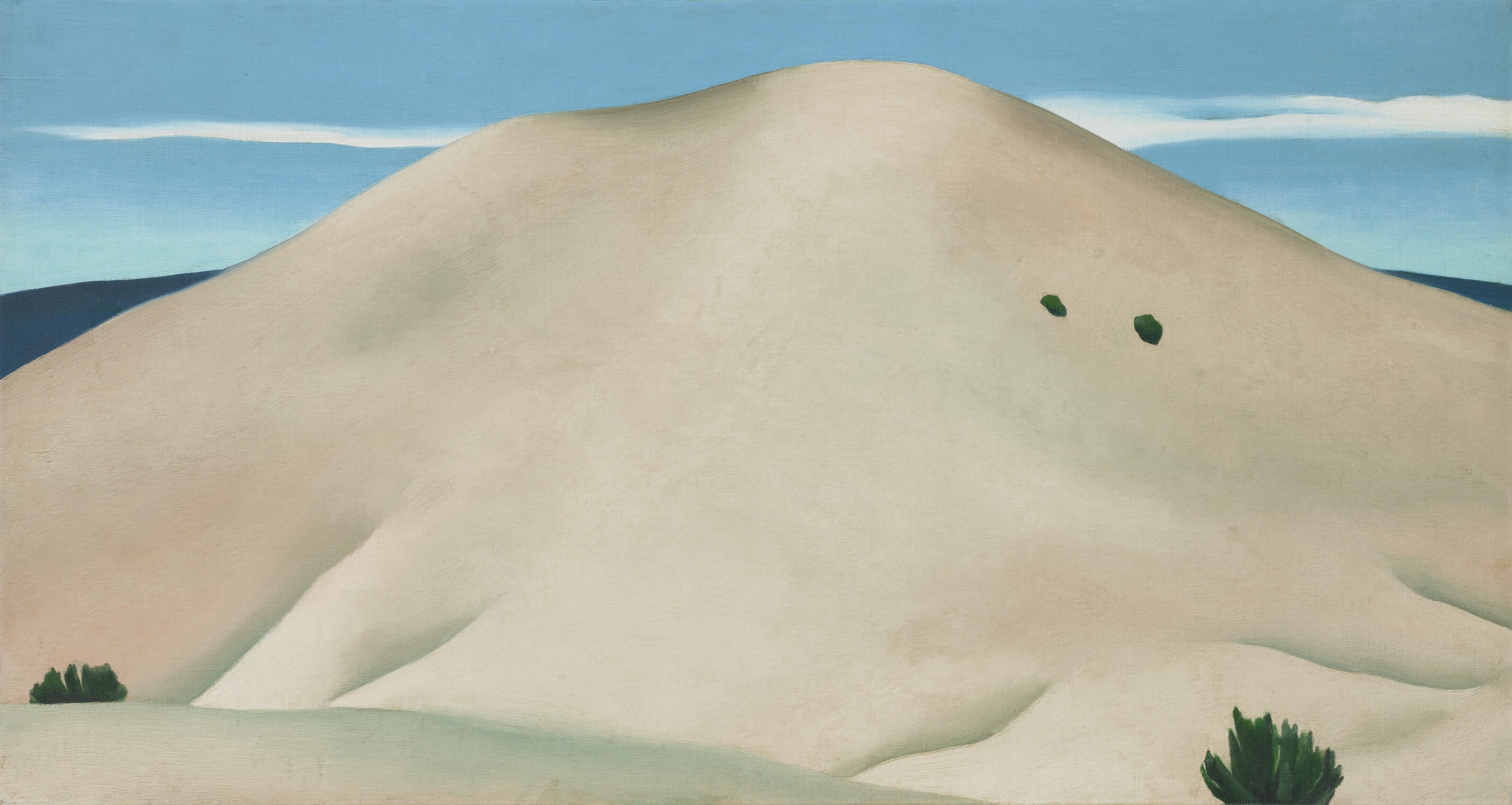 Artwork by Georgia O'Keeffe, Sand Hill, Alcalde, Made of oil on canvas