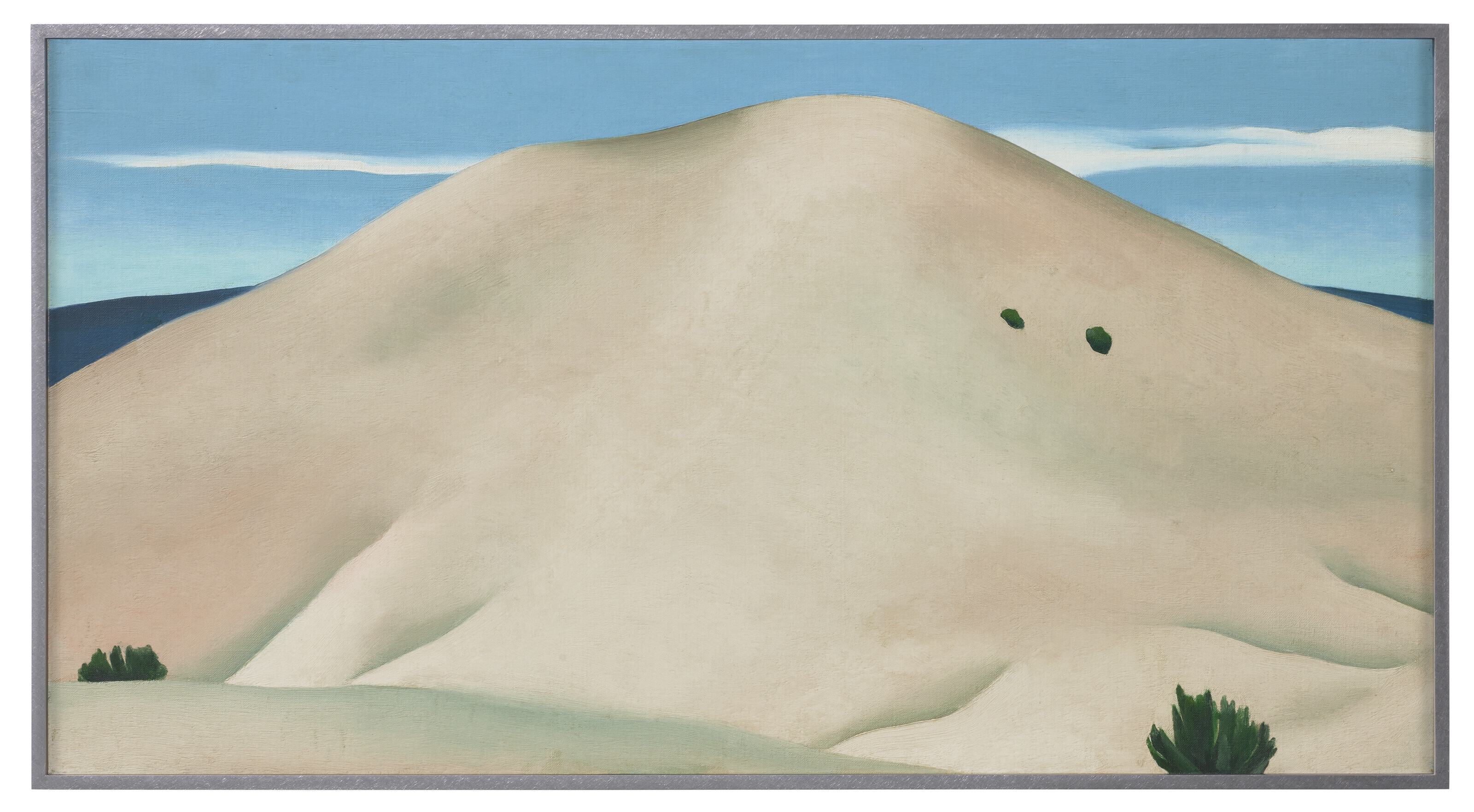 Artwork by Georgia O'Keeffe, Sand Hill, Alcalde, Made of oil on canvas