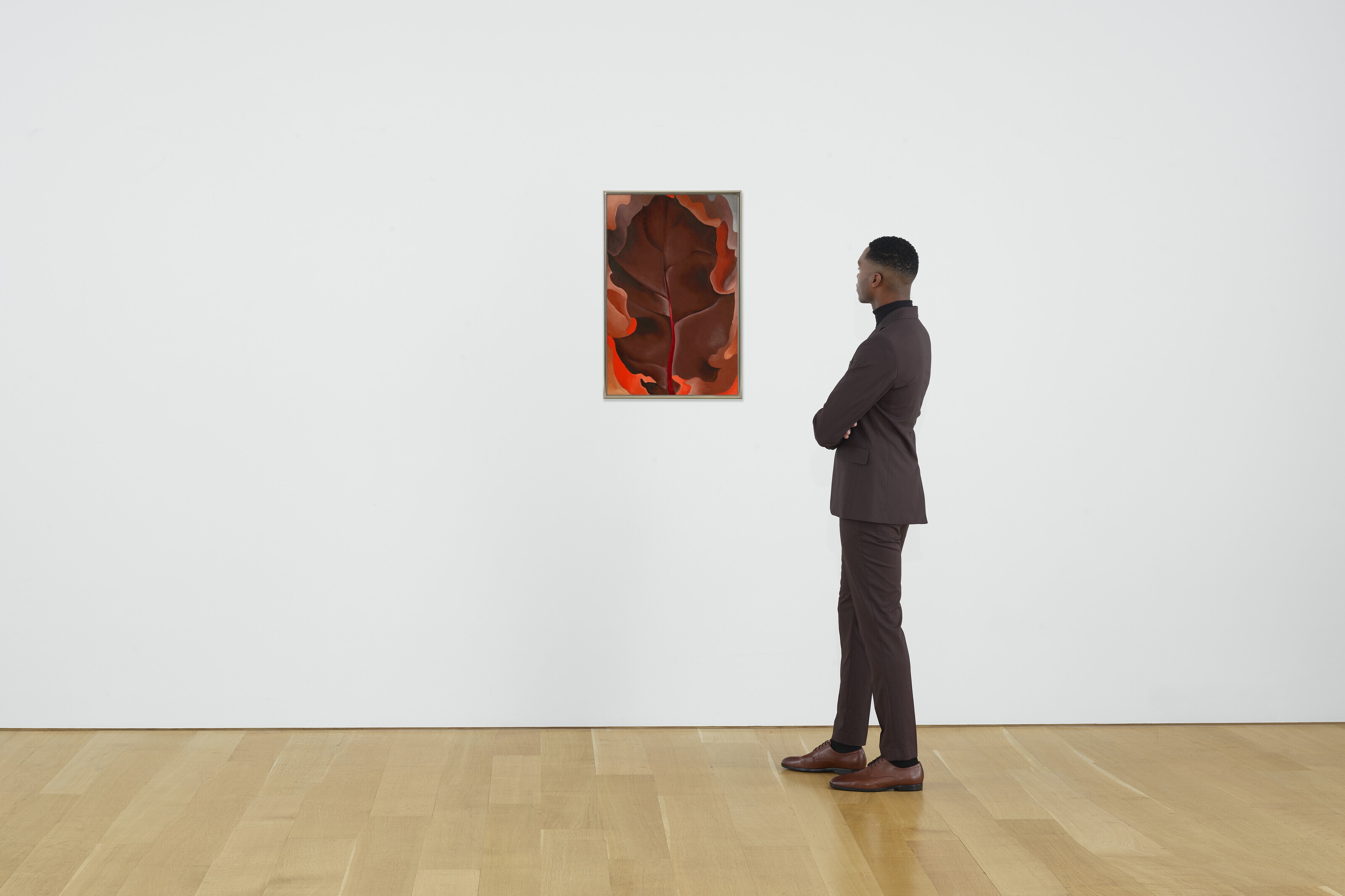 Artwork by Georgia O'Keeffe, Autumn Leaf II, Made of oil on canvas