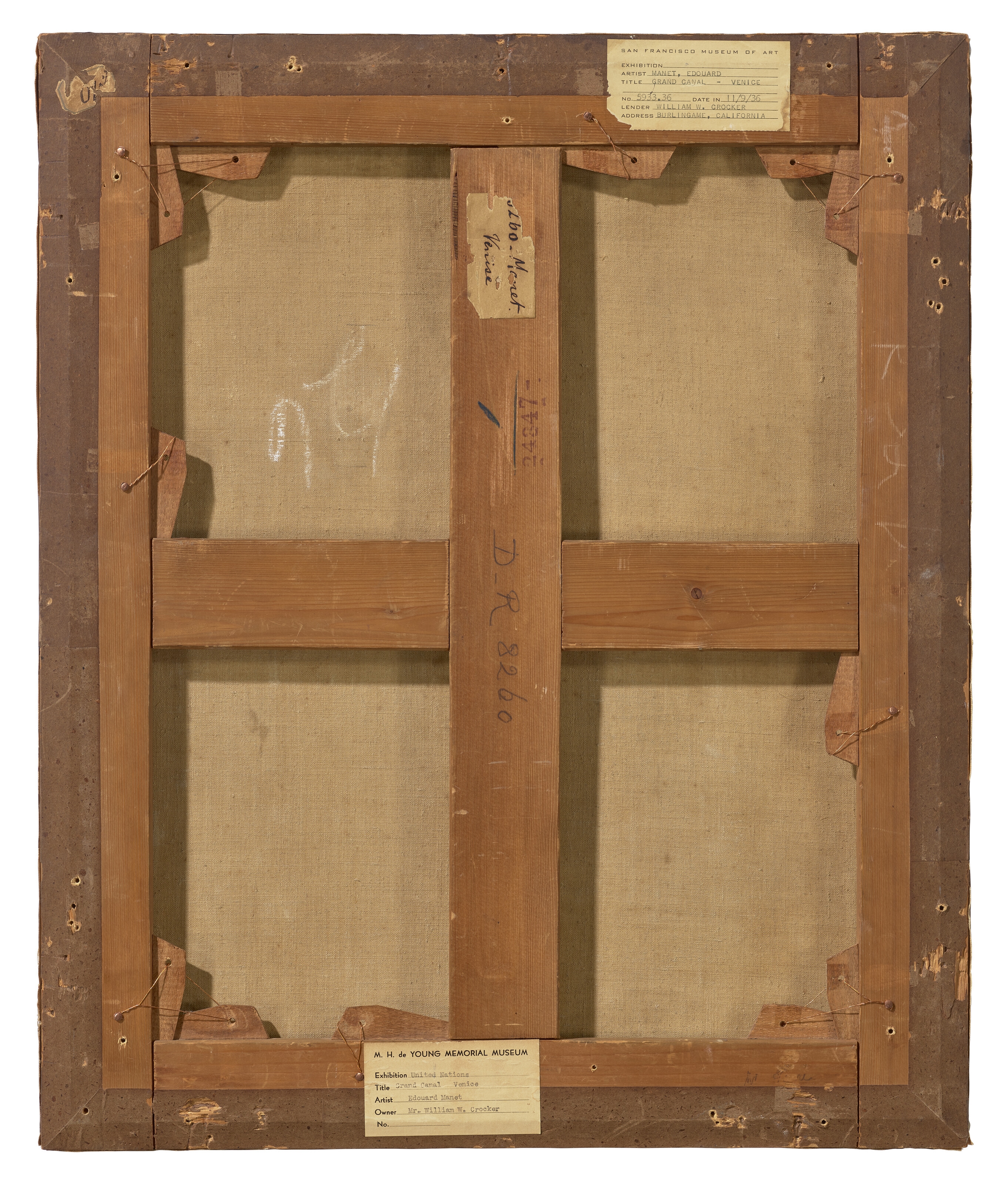 Artwork by Édouard Manet, Le Grand Canal à Venise, Made of oil on canvas