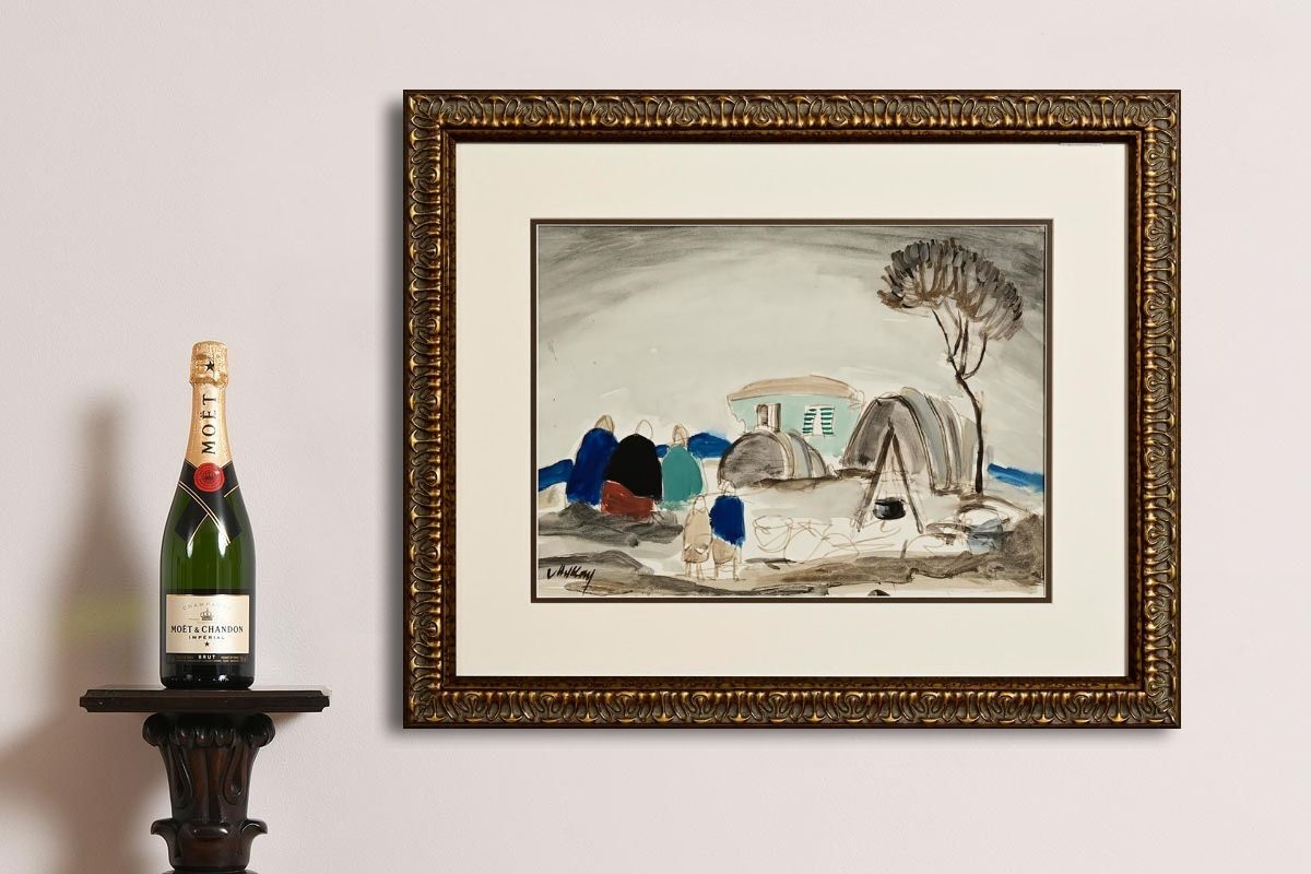 Markey Robinson | Gypsy Woman in Camp | MutualArt