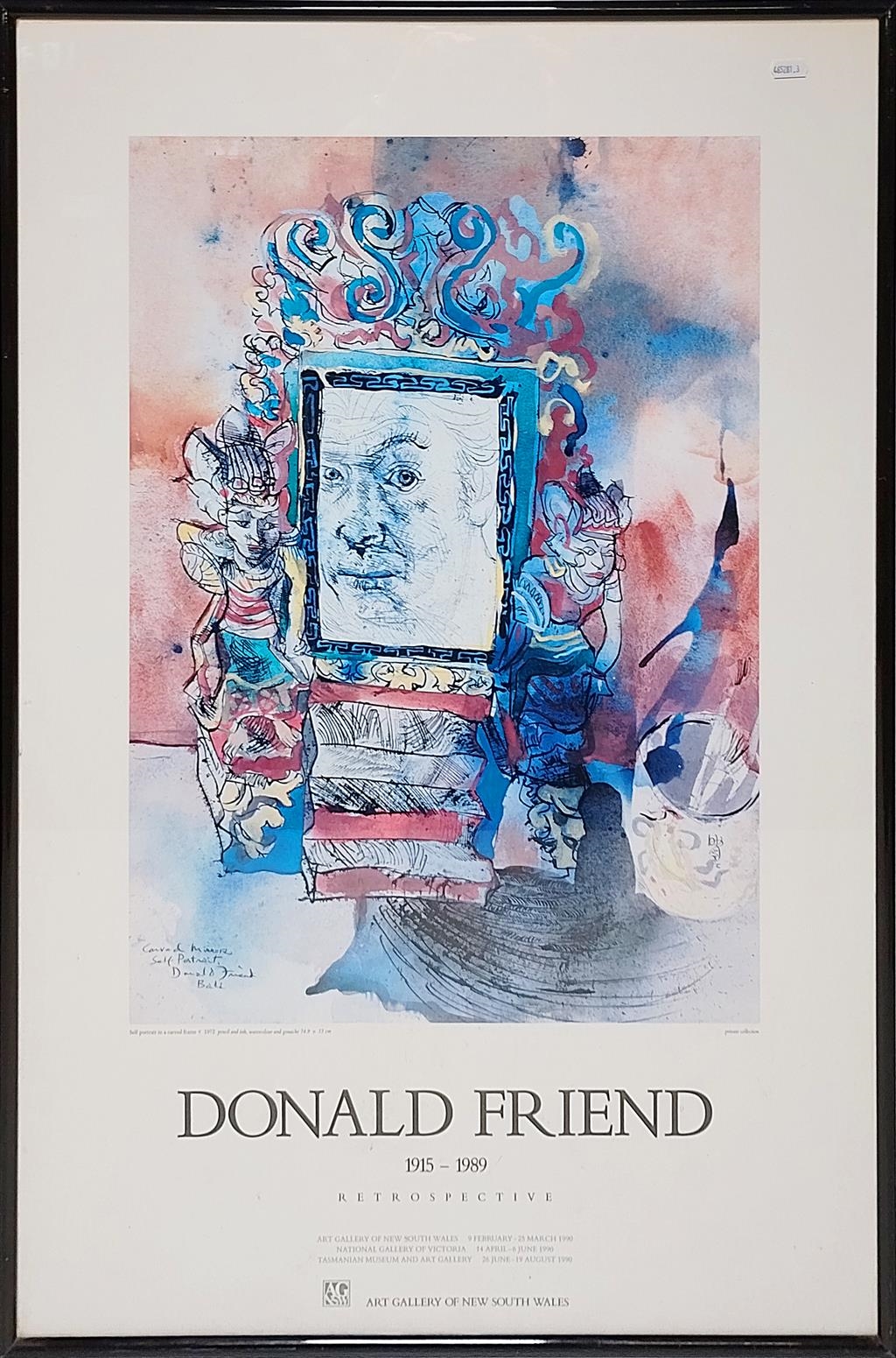 Donald Friend | DONALD FRIEND EXHIBITION POSTER for the Art Gallery of ...