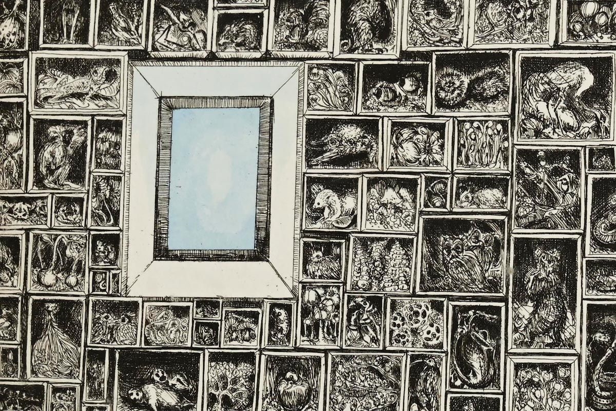 Artwork by Caroline Donohue, Longing in All that Lasts (2008), Made of limited edition etching - numbered 18 from an edition of 30