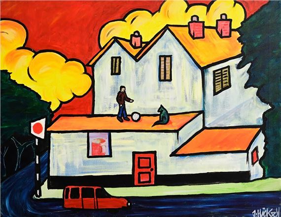 Playing on the Roof by Joby Hickey