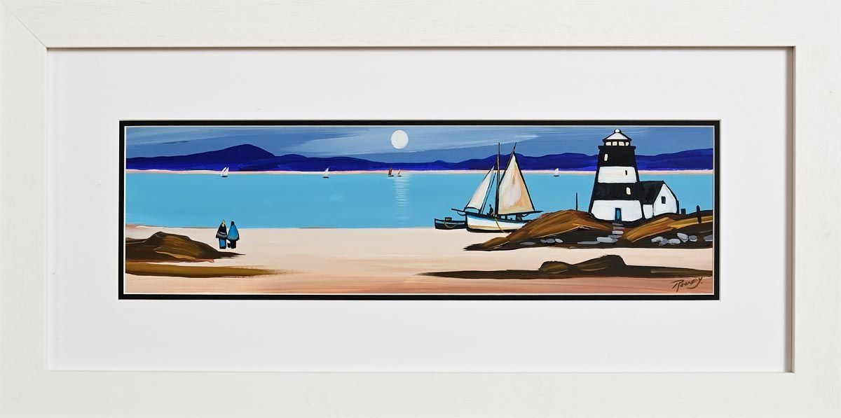 J.P. Rooney | White Shore Lighthouse | MutualArt