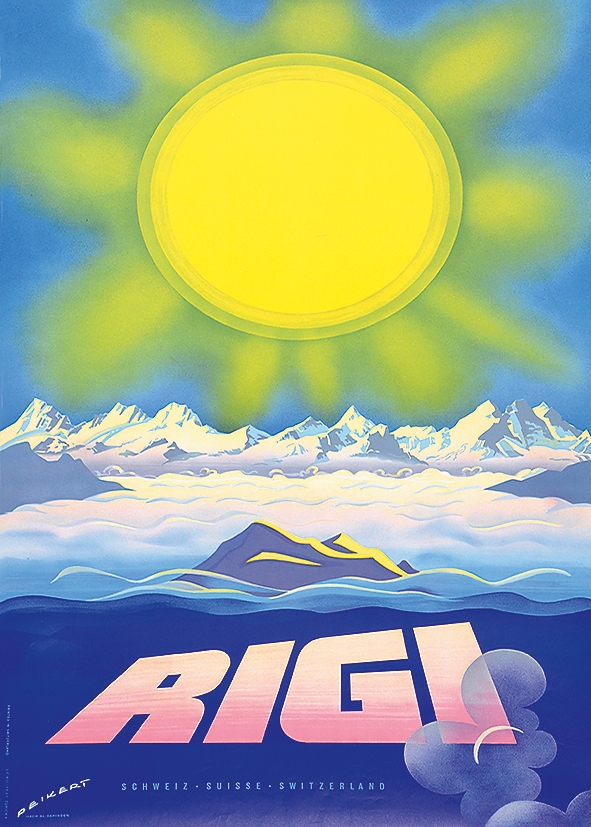 Rigi Schweiz Suisse Switzerland by Martin Peikert, 1957